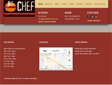 Tablet Screenshot of bigchefburgers.com